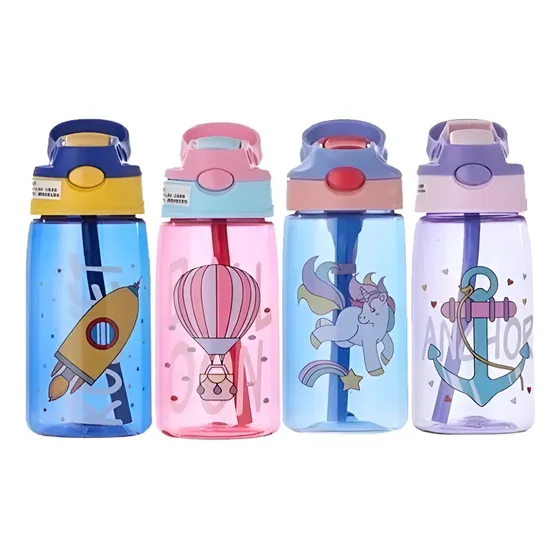 Cooler Termo Plástico De 500 Ml Agua Kids Para Niños