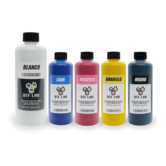 Kit De Tintas Dtf (1 Lt W /500ml Cmyk) 