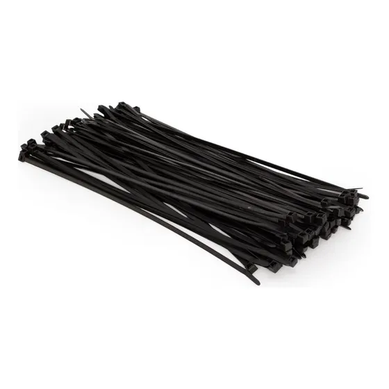 100 Abraçadeira Nylon Fita Enforca Gato 30cm Hellerman Pt