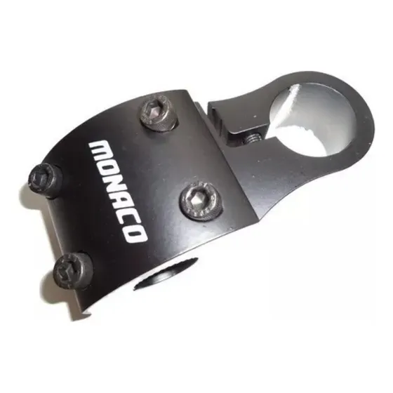 Mesa Suporte Guidão Monaco Cross Over Bicicleta Comprimento 70 Mm Cor Preto