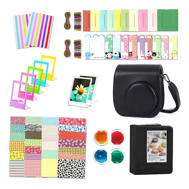 Kit Accesorios Apto Para Instax Mini Cámara Protector Filtro