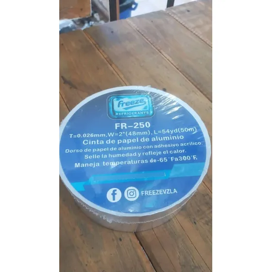 Cinta De Ducto De Aluminio Aislante Marca Everwell 2 PuLG.