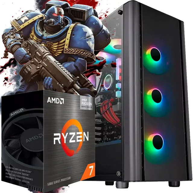 Pc Armada Gamer Amd Ryzen 7 5700g Ram 32gb Ssd 1tb - Mx516