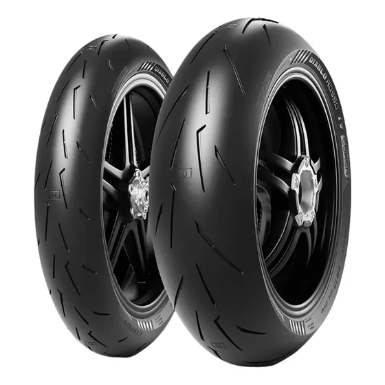 Par Pneu Pirelli Diablo Rosso Corsa Iv 120/70-17 + 180/60r17