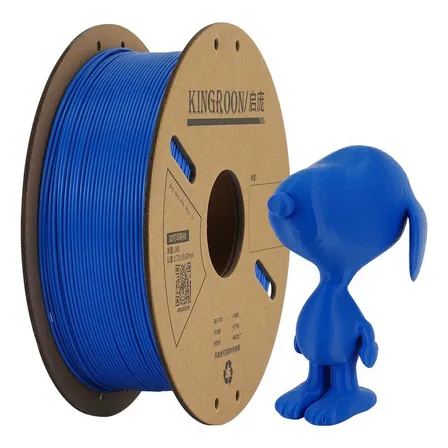 Filamento Pla De Kingroon Impresión 3d 1kg 1.75mm Color Azul