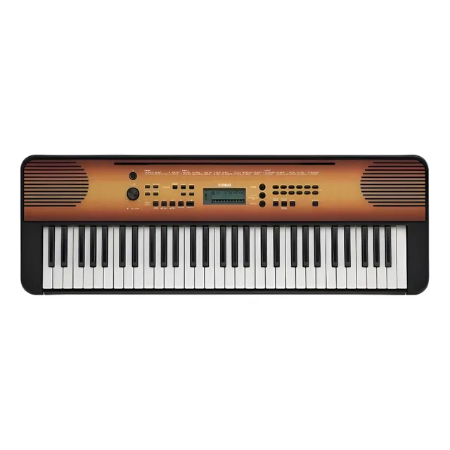 Teclado Sensitivo 61 Teclas Yamaha Psre360 Portátil Fuente Color Arce