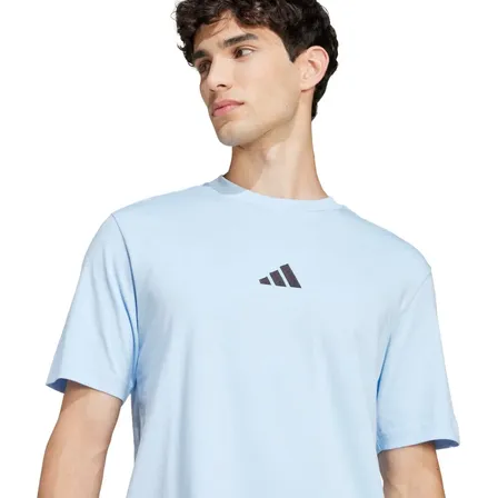 Camiseta adidas Masculino Jf1101 Azul Caveira P Lisa