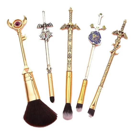 Brochas Metálicas Para Maquillaje De The Legend Of Zelda