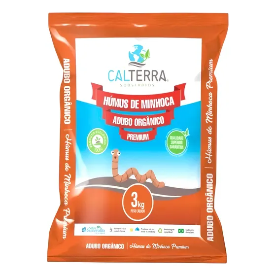 Humus De Minhoca Fertilizante Organico