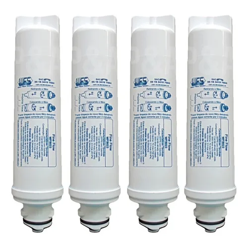 Kit C/ 4 Filtro Fine Wfs 023 Electrolux Pe11 Pe11x Pe11b