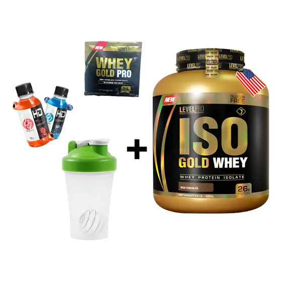 Iso Gold Whey 3kg Level Pro Envios Gratis