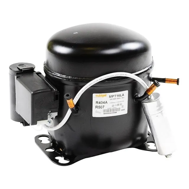 Compresor Cubigel Heladera Comercial 3/4 Hp R404 Mpt16laa