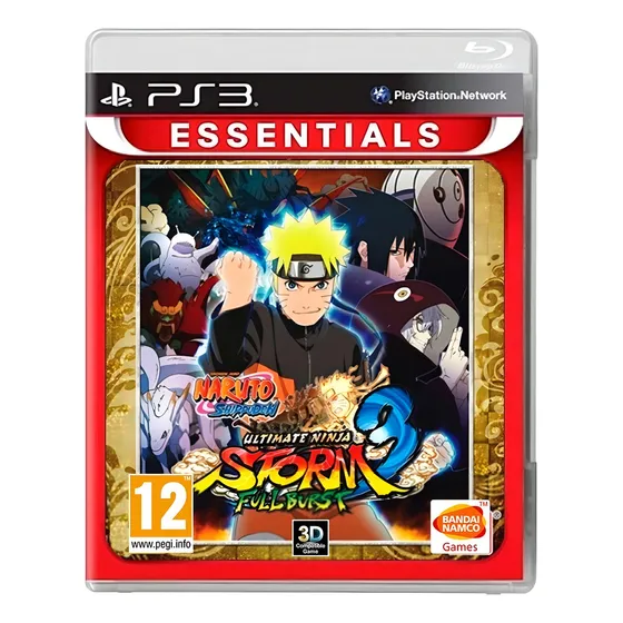 Naruto Ultimate Ninja Storm 3 Burst - Ps3 - Fisica