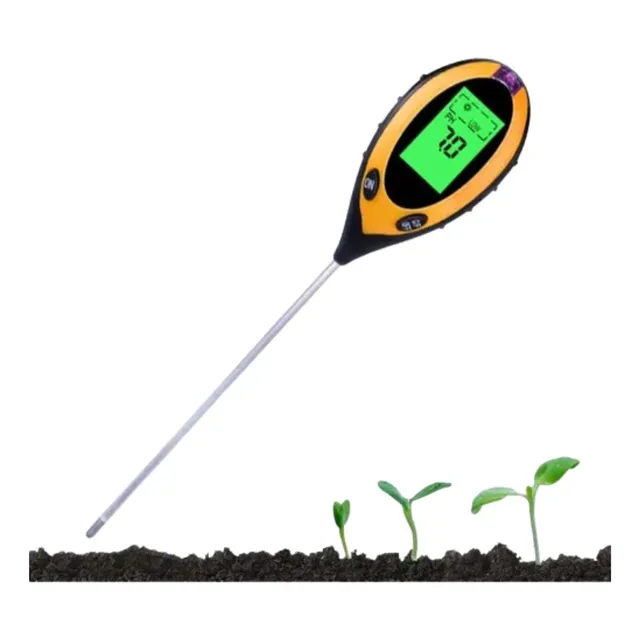 Medidor Ph Luz Temperatura Humedad Suelo Plantas,lcd&batería