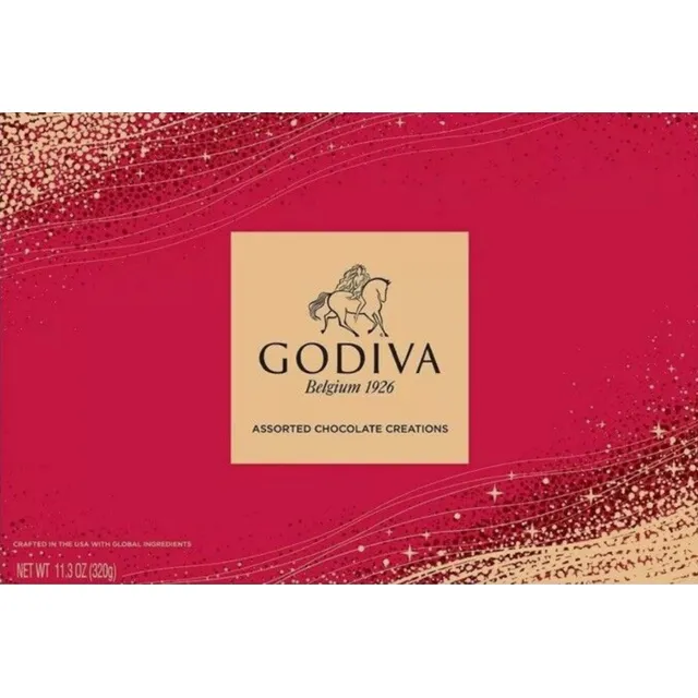 Chocolate Surtido Godiva Belgium Assorted Caja De 11.3 Onzas