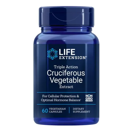 Vegetal Crucífero De Triple Acción Supplement Life Extension
