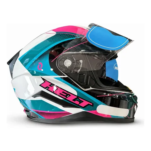 Capacete Helt Avant Glass Kandux Tamanho 58 Cor Preto-fosco