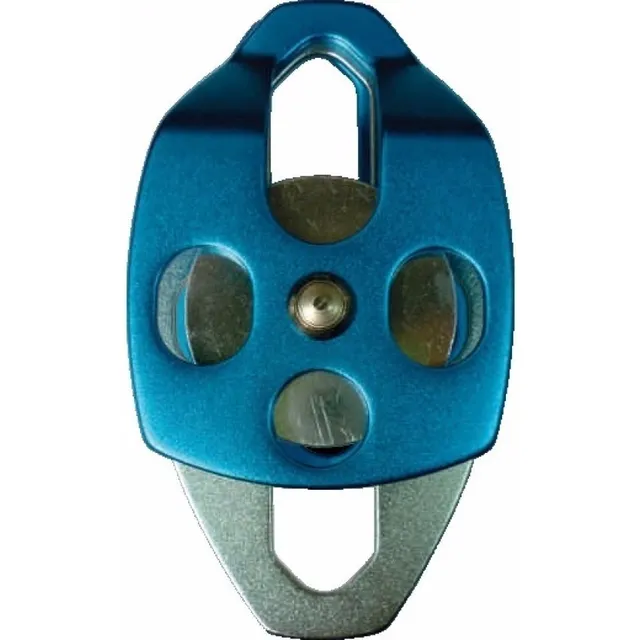 Polea Doble De Aluminio Para Soga De 10 A 14mm