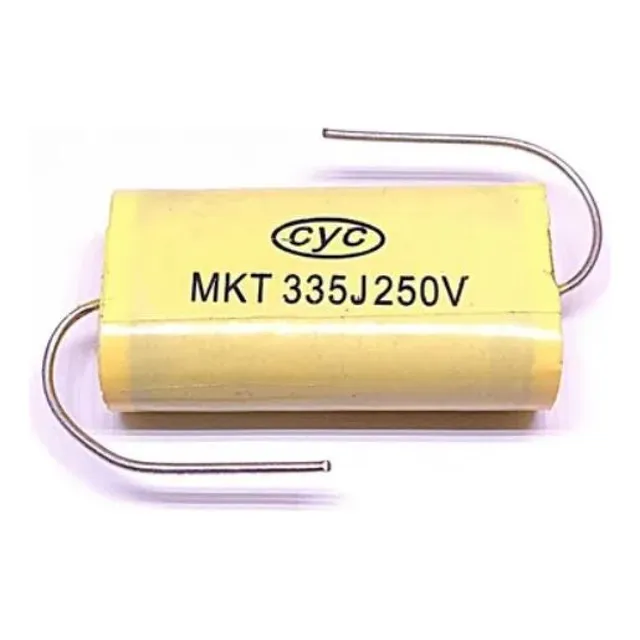 3 Condensador Ceramico Poliester Metalizado De 3,3 F Tweeter