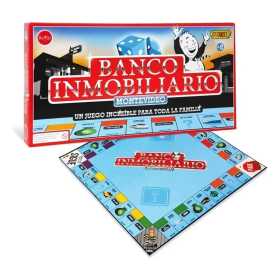 Juego De Caja Mesa Banco Inmobiliario Montevi Royal - El Rey