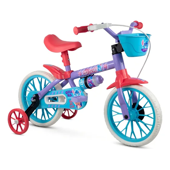 Bicicleta Disney Stitch Bike Nathor Stitch Bike de 12 ruedas en colores
