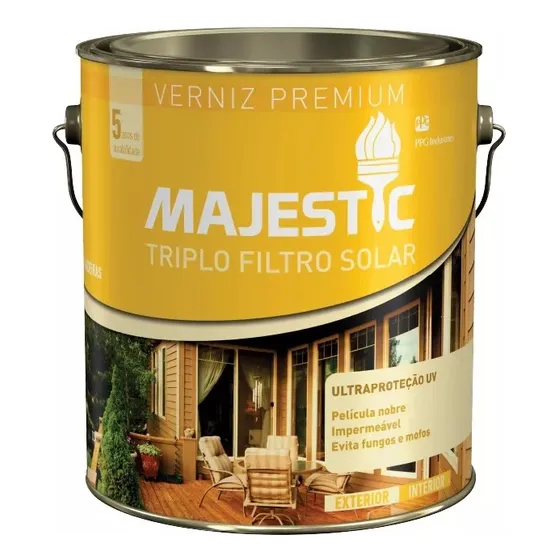 Barniz Para Madera Triple Filtro Y Antihongos Renner 3,6 Lts