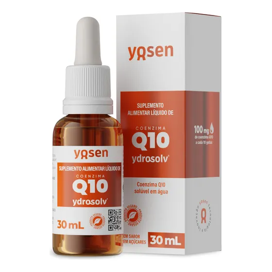 Yosen Coenzima Q10 COQ10 em Gotas 30ml Sabor Neutro