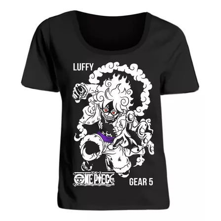 Remera One Piece Mujer Luffy Anime Manga