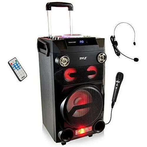 Sistema De Altavoces Portatil Con Bluetooth Karaoke  Altavoz