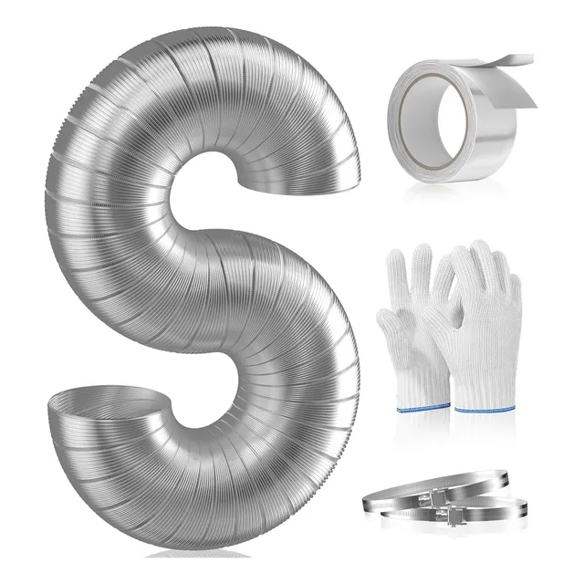 Manguera De Ventilación Semirrígida De 4 Pulgadas, Co...