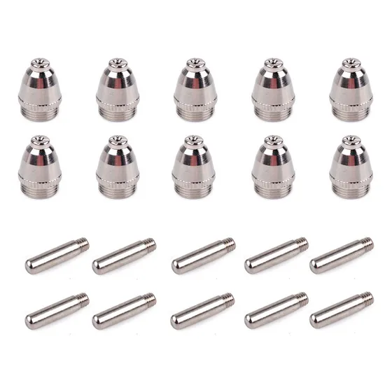 10 Electrodo Tobera Consumibles compatibles con Plasma Logus Cpl-50