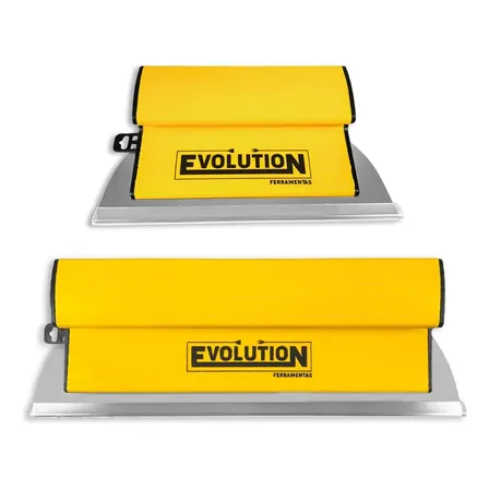 Kit 25cm E 40cm Inox P/ Massa Corrida Acabamento