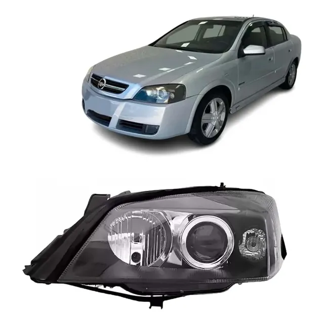 Farol Gm Astra 2003 A 2012 Mascara Negra Lado Esquerdo Novo