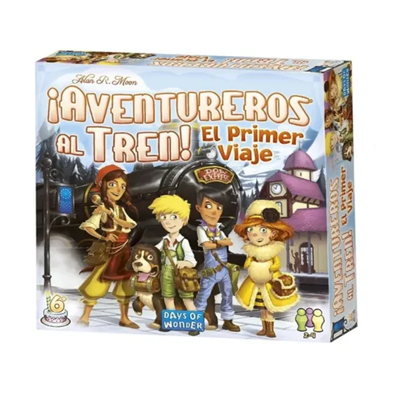 Juego De Mesa Asmodee Aventureros Al Tren Primer Viaje +6 - 