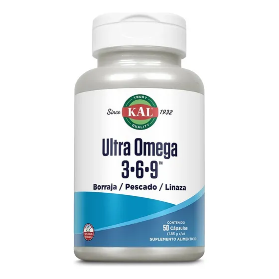 Omega Kal Omega 3 Omega 3 6 Y 9 50 Capsulas Fresh Vitamin