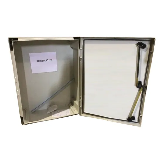 Caja Electrica Ip66 Poliester 100x80x30 Con Doble Fondo #58 
