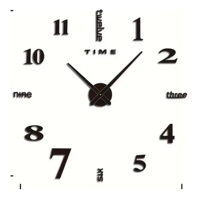 Reloj Pared 3d Diseño Moderno Quartz Grande Decoración Hogar