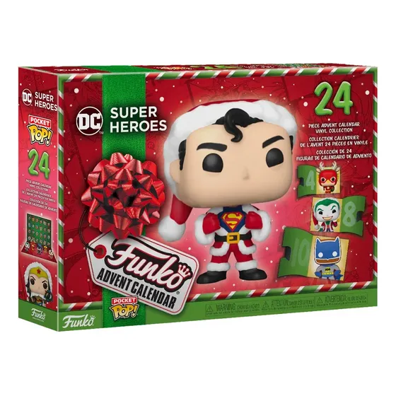 Funko Calendario de Adviento Dc Super Heroes Edición Navidad con 24 Sorpresas