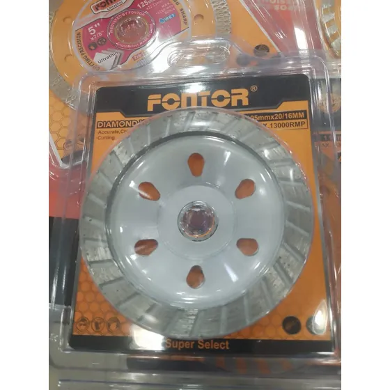 Disco Copa Diamantado Para Concreto Para Esmeril 4 1/2