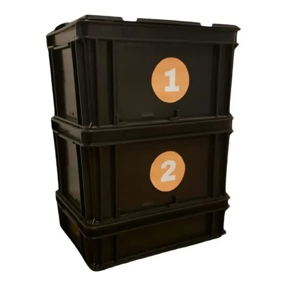 Compostera De Plástico Reciclado 40 L