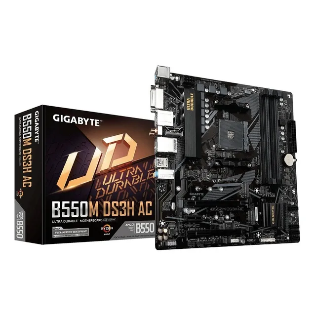Motherboard Gigabyte B550m Ds3h Ac Amd Am4 Ddr4 Wi fi