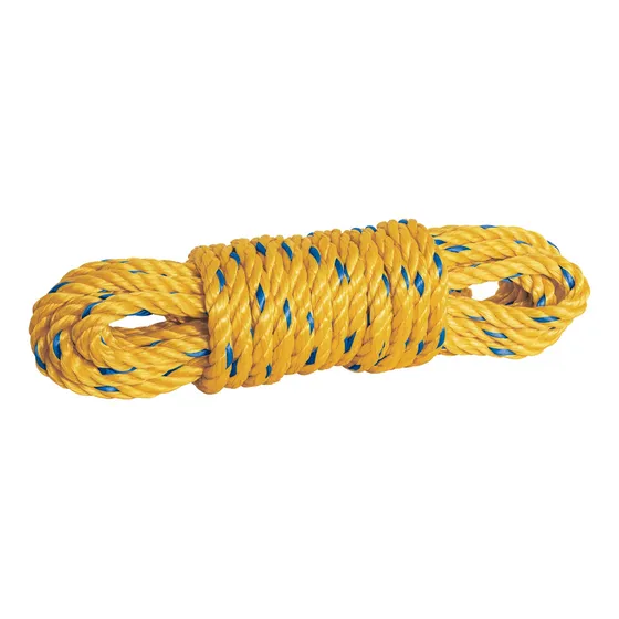 Madeja De Cuerda Amarilla De Polipropileno 10mm, 8m, Fiero
