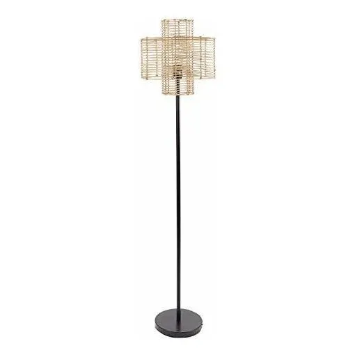Cplfe Lampara Pie In Largo Ancho Alto Negro Marron