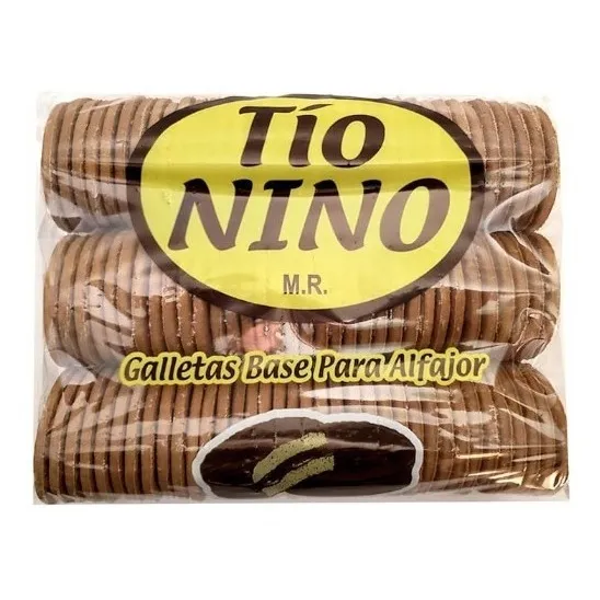 Galleta Alfajor Tío Nino Bolsa 800 Gr 100 Unid Aprox Vegana