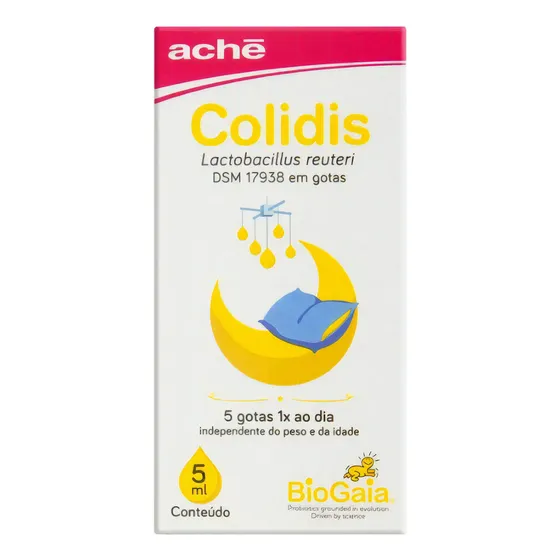 Colidis Gotas 5ml Probiótico Para Cólicas Flora Intestinal