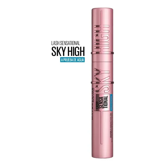 Máscara de pestañas Maybelline Lash Sensational Sky High Very Black A prueba de Agua