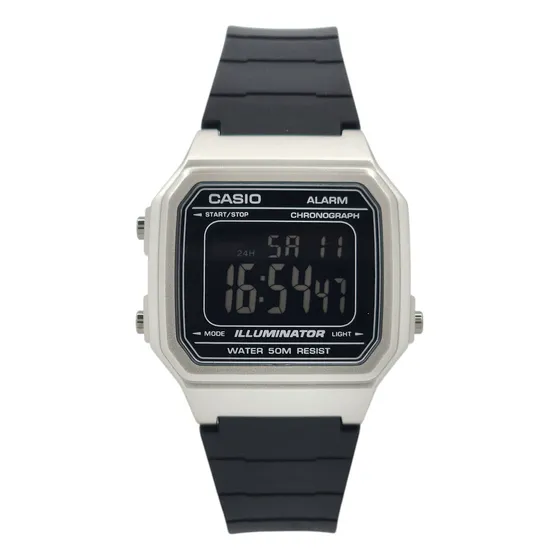 Reloj Casio W217hm-7bvdf Cuarzo Unisex Color de la correa Negro Color del fondo Negro