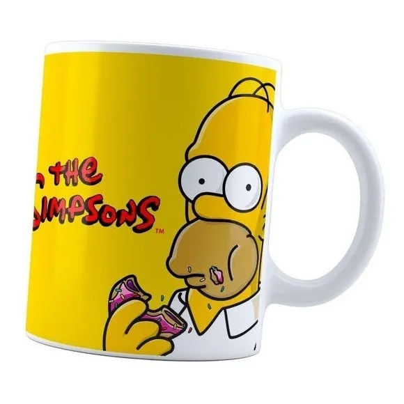 Tazas Personalizadas Los Simpson C/caja Sublimada Diseño 