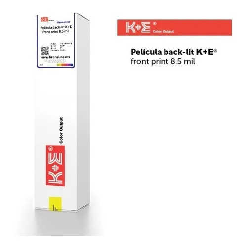 Pelicula Backlit Kronaline Ke292 Mate 280g Caja Luz Anuncios Color Blanco