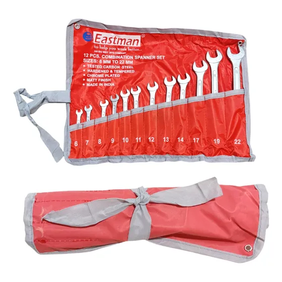 Llaves Combinadas Juego 12 Pz 6 A 22mm Con Estuche 